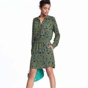 Banana Republic | Green Floral Dress
